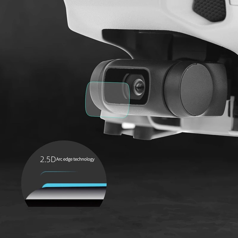4 шт. Защитная пленка для объектива камеры DJI Mavic Mini 9H Закаленное стекло защита от