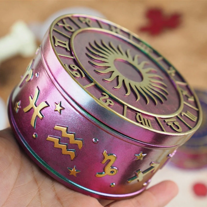 

12 созвездий коробка для хранения эпоксидная смола литые формы с солнцем звезда крышки формы M2EA