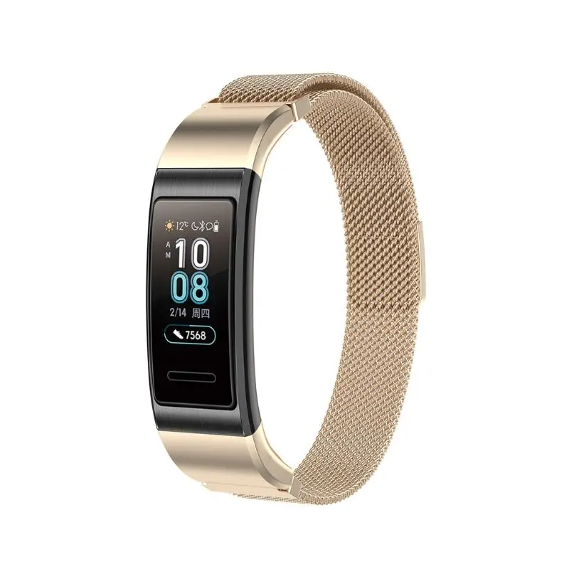 Магнитный ремешок для часов из нержавеющей стали для huawei Band 3/Band 3 Pro TER-B09 TER-B29 браслет