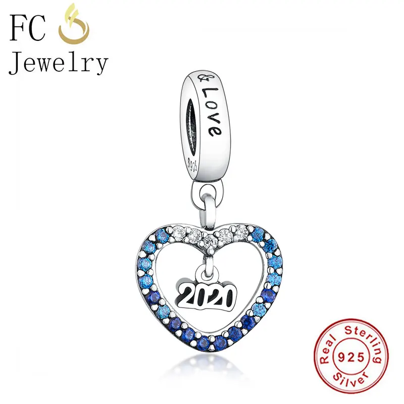 FCJ1270 FC ювелирные изделия подходят к оригиналу Pandora очаровательные браслеты 925 пробы Серебряная башня Сердце мама День матери семейная с буквами бусины Berloque - Цвет: FCJ1270