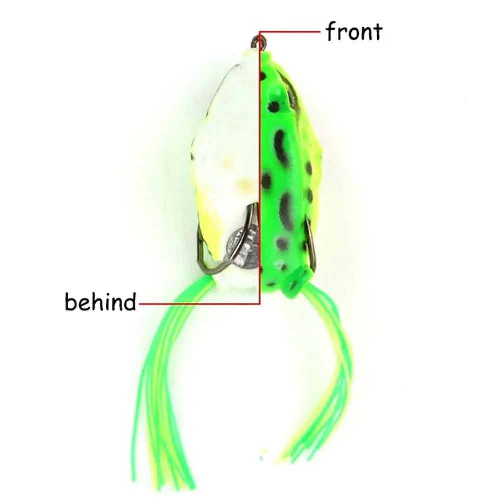 1 шт. силиконовая искусственная лягушка рыболовные приманки много размеров