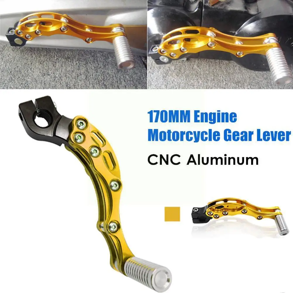

Motorcycle CNC Aluminum Folding Gear Shift Lever Gear Lever Aluminum Gear Shift Lever For Dirt Bike Off Road ATV Motorbike D6D1