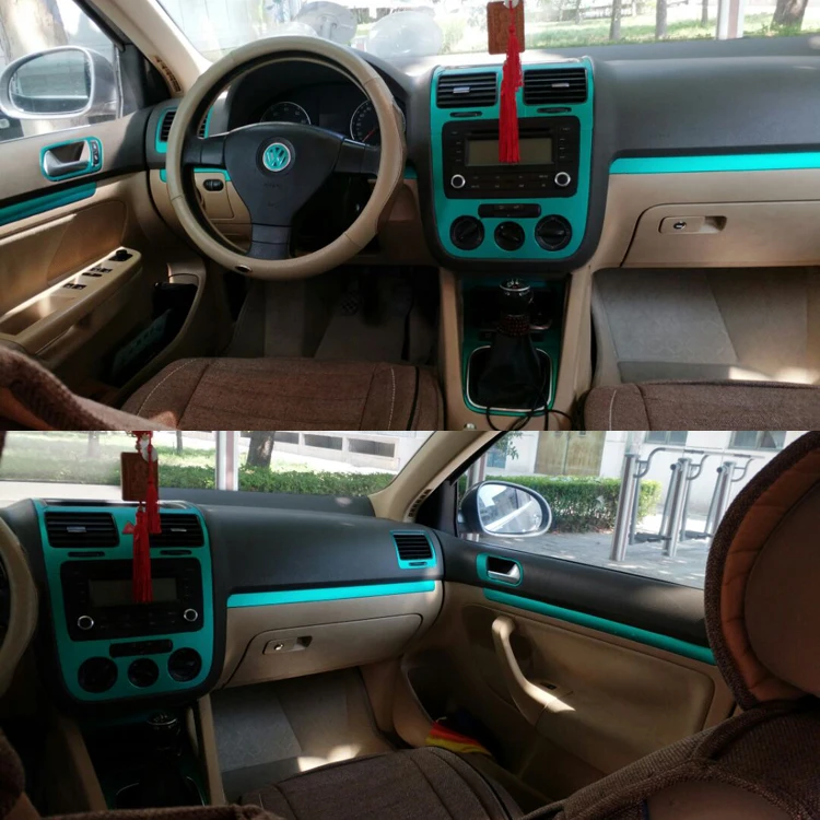 Полный набор автомобильных наклеек из углеродного волокна для 2006-2011 2012-- VW Volkswagen Jetta MK6