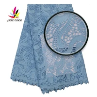 african cord lace guipure fabric nigerian cording chemical multi colour blue water soluble embroidery high end for decorative