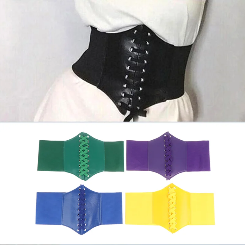 

Женский эластичный очень широкий облегающий корсет ультра широкий пояс для моделирования женский эластичный пояс супер широкий пояс