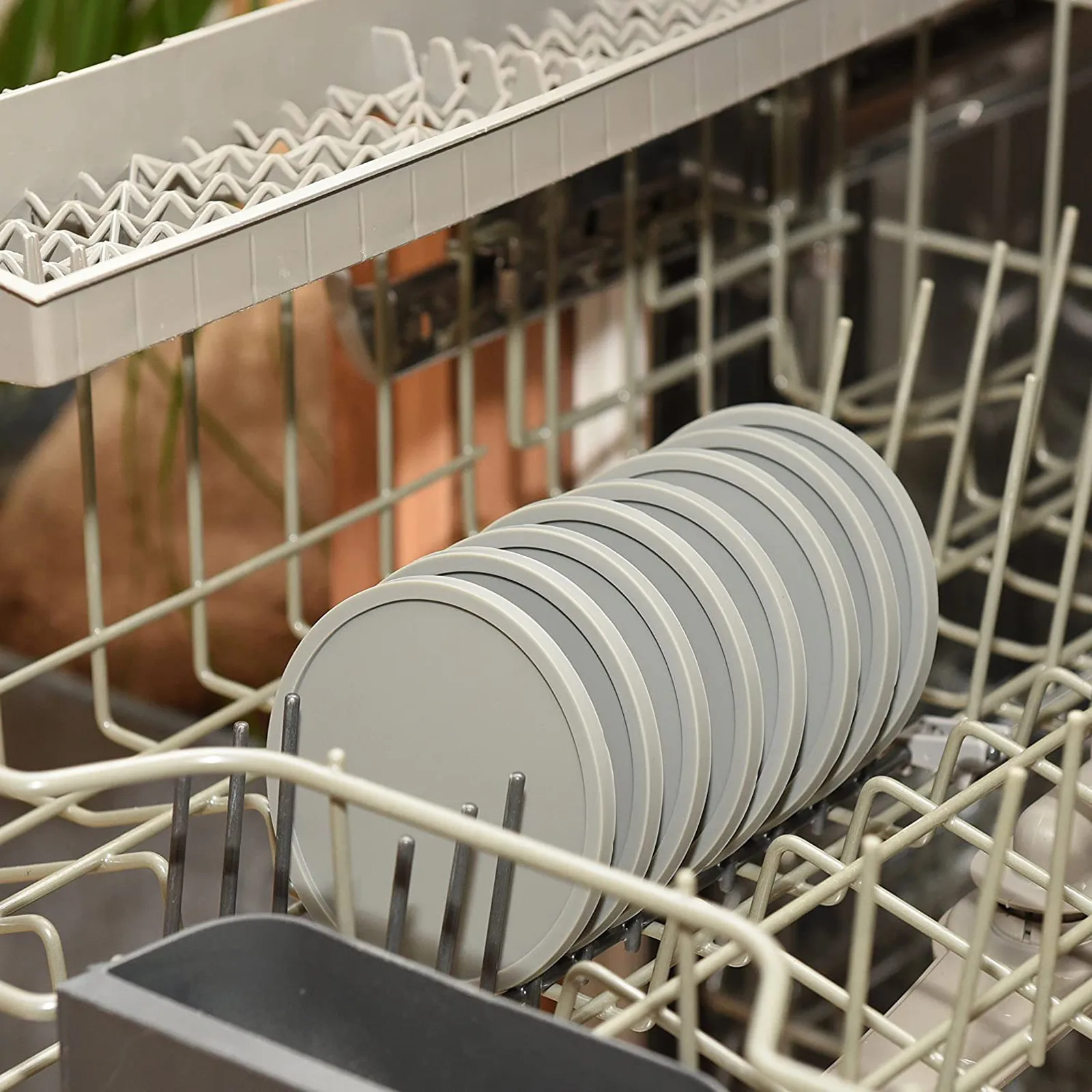 

Placemat Button Cup Mug Glass Beverage New 2021 High Quality 8PC Silicone Coffee Holder Pad Mat Home & Garden Accessories