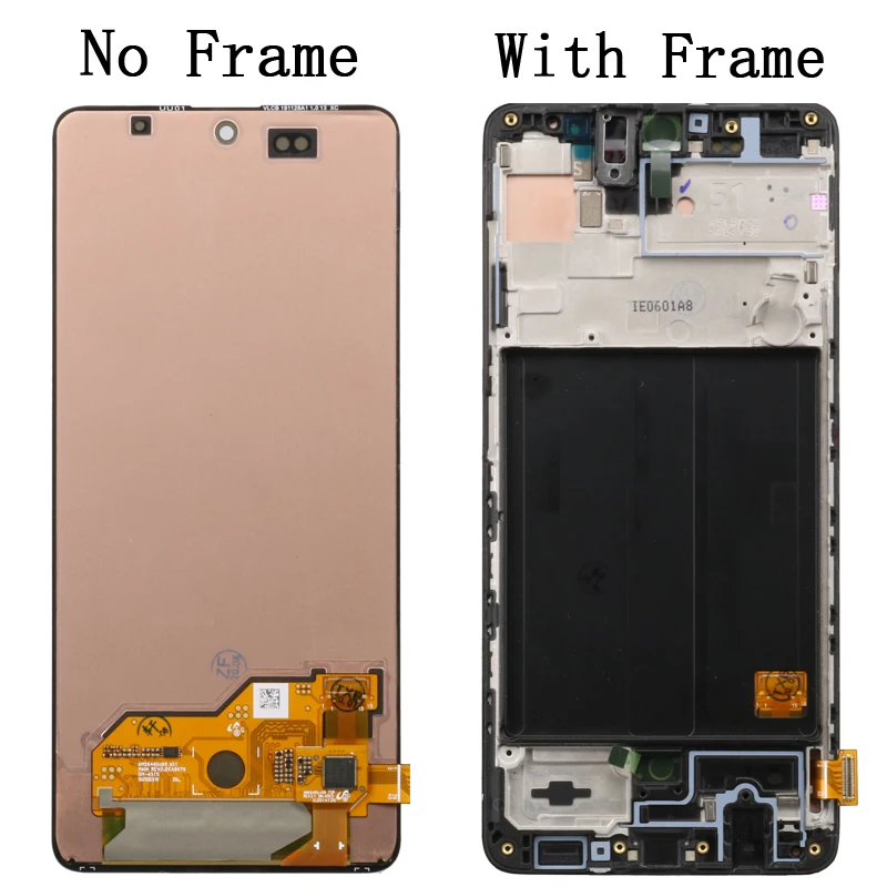 ЖК-дисплей Super AMOLED с сенсорным экраном и дигитайзером в сборе рамкой 6 5 дюйма Samsung