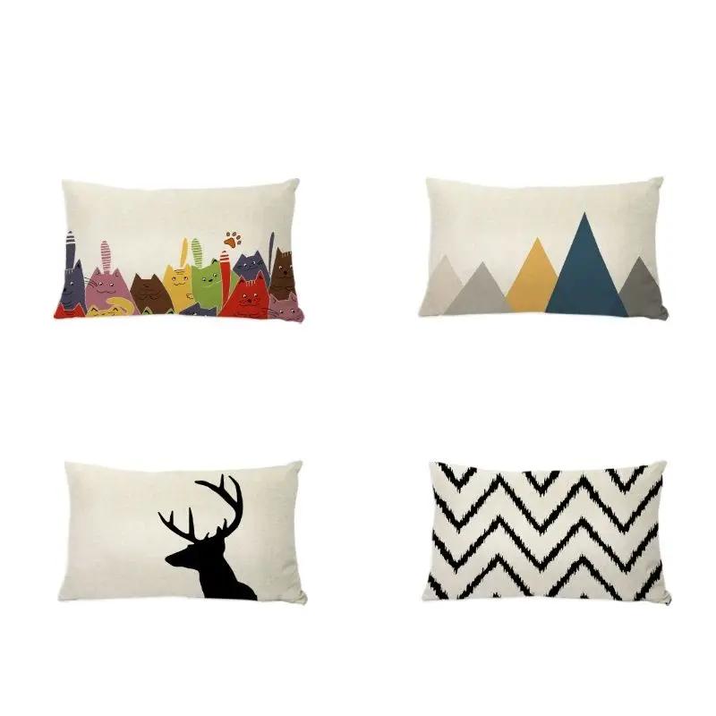 Чехол для офиса с рисунком в виде кота слона|cushion cover|cushion cover patternpattern cushion covers |