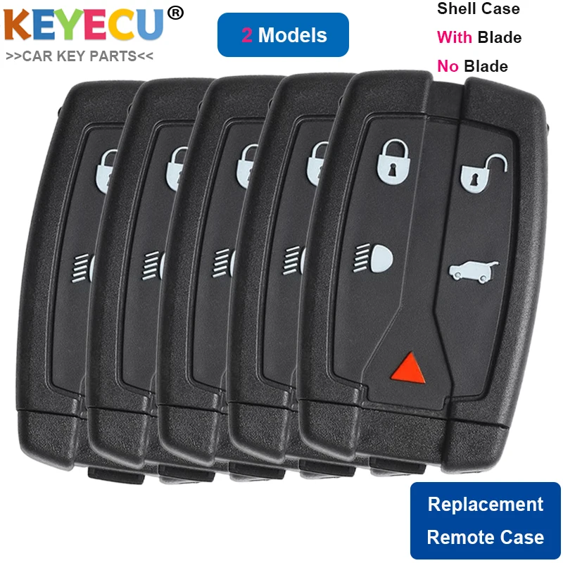 KEYECU 5 шт. смарт-пульт дистанционного управления автомобильный ключ чехол для Land