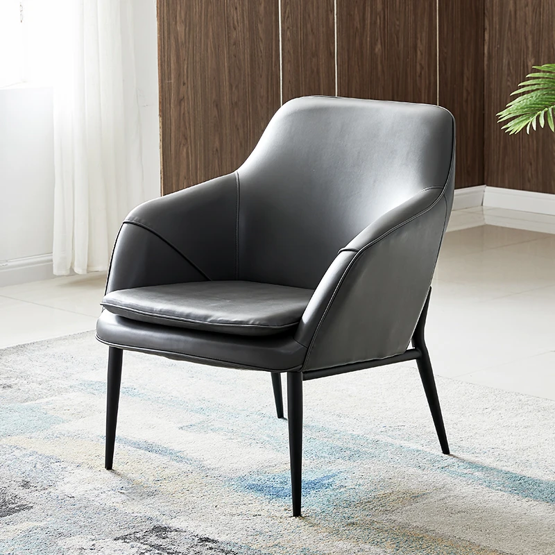 Простой маленький сетчатый диван для спальни красный ленивый скандинавский