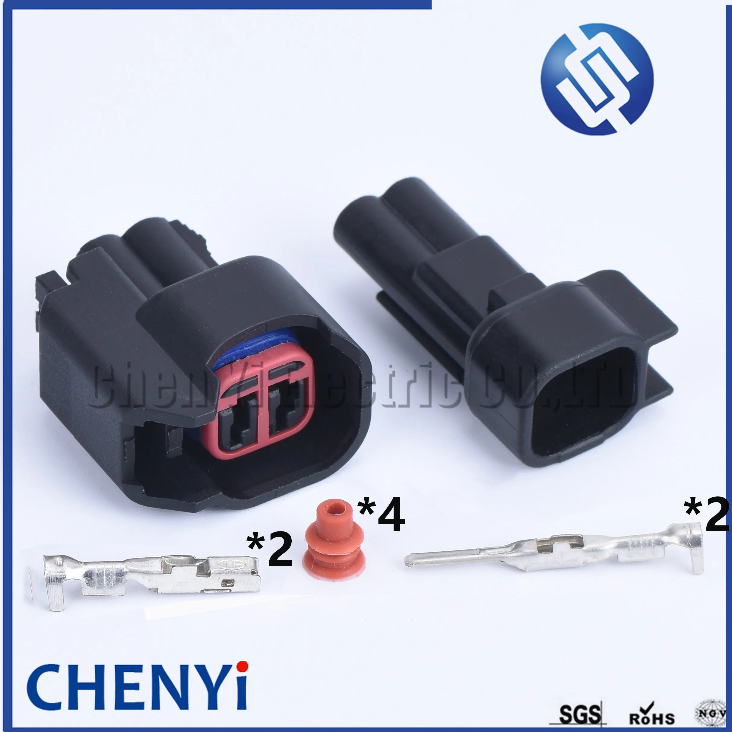 2 комплекта Pin EV6 к EV1 Авто Водонепроницаемый Мужской Женский инжектор топлива