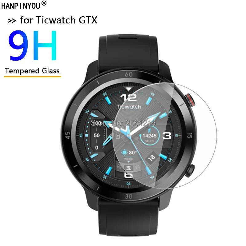 Для Ticwatch GTX HD прозрачное закаленное стекло 9H 2.5D Премиум Защитная пленка для