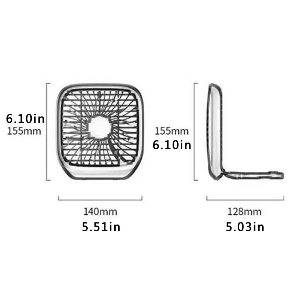 Мини USB 360 градусов вращающийся двойной головкой складной Автомобильный