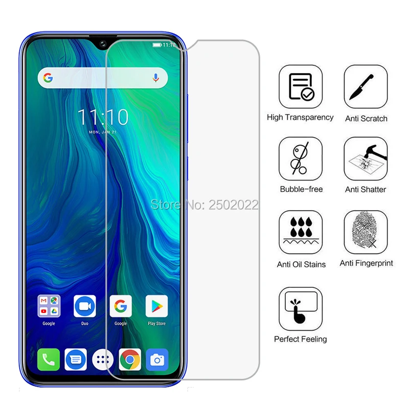Закаленное стекло для ulefone power 6 premium ультратонкая Защитная пленка экрана