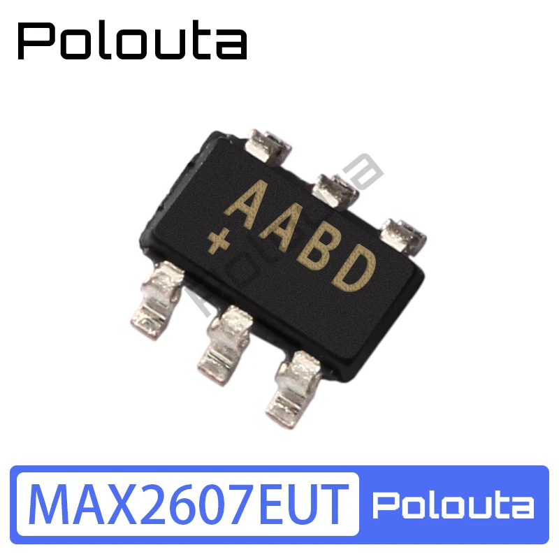 

5 Pcs/Set Polouta MAX2607EUT+T Silk Screen AABD SOT23-6 RF Card Chips Diy Electronics Kits Arduino Nano Integrated Circuits