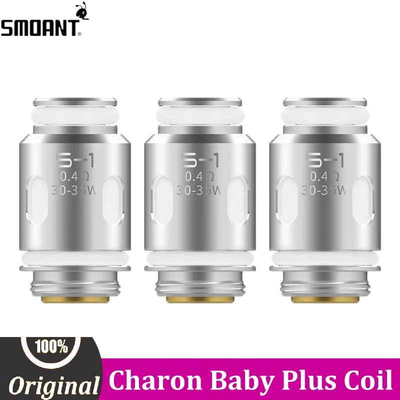 Оригинальный картридж Smoant Charon Baby Plus 3 5 мл и катушка S1 S2 S3 |