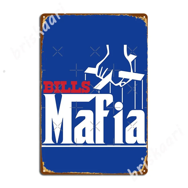 

Bills Mafia Metal Signs Plaques Club Bar Cinema Living Room Designing Tin sign Posters