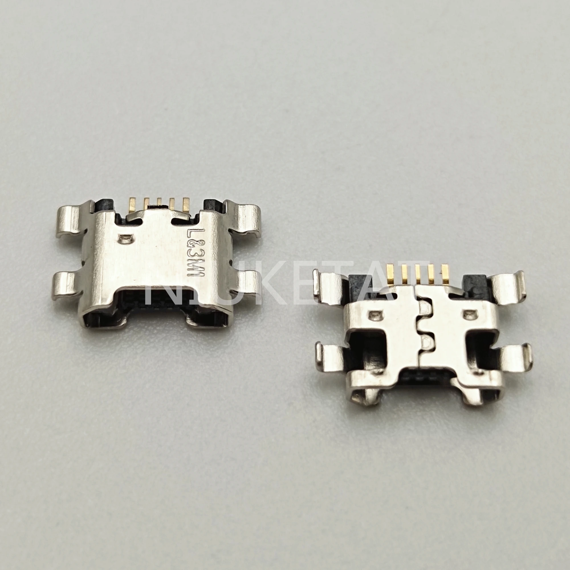 100 шт. разъем Micro USB для зарядки штепсельная док-станция 5pin тяжелая пластина HUAWEI 7C 7S