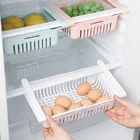 Кухонные принадлежности, органайзер для продуктов в холодильнике, регулируемый контейнер для хранения стойка Органайзер хранилище ящиков, полка для хранения в холодильнике, инструменты