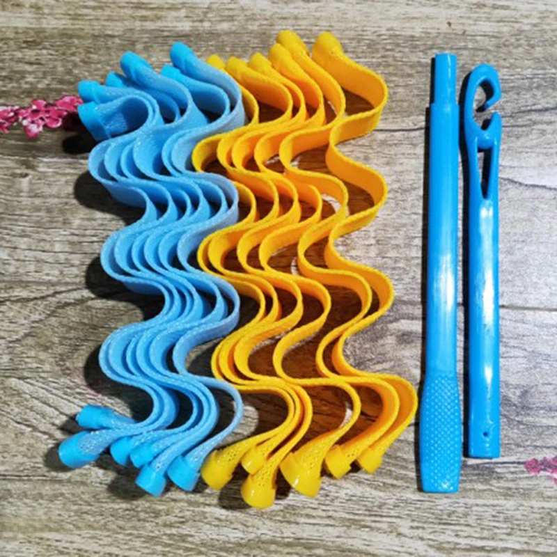 18 шт DIY бигуди для волос Портативный прическа ролик палочки прочный Красота