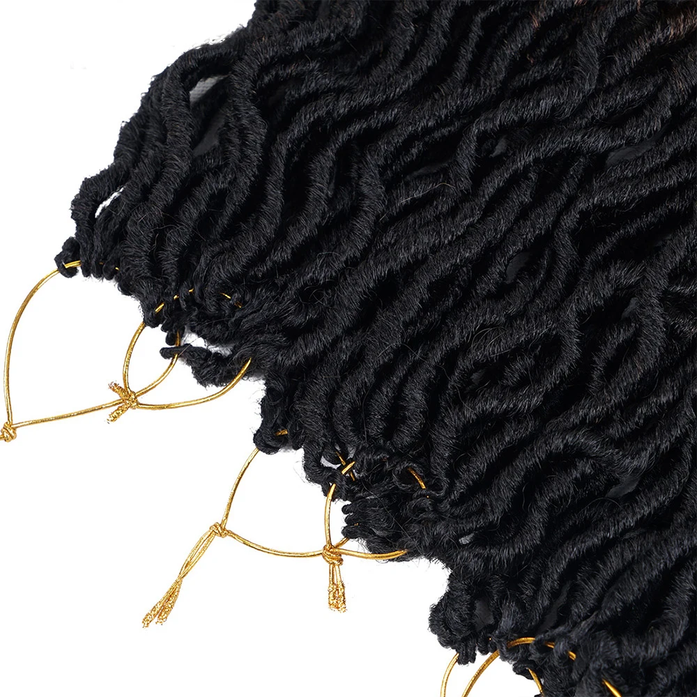 Эффектом деграде (переход от темного к вьющиеся искусственные локоны в стиле Crochet