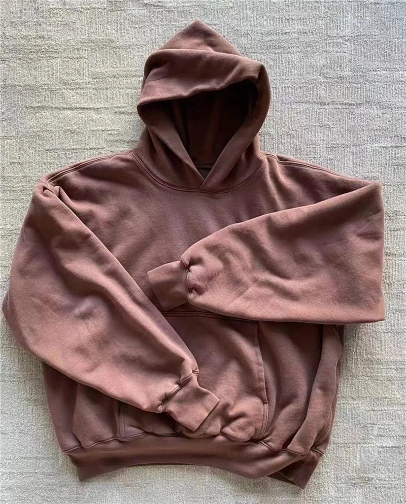 Толстовка с капюшоном Ye Fleece Kanye West для мужчин и женщин Свитшот высокого качества в