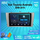 Автомагнитола 2DIN Android 10 для Toyota Avensis 3 2008-2015 GPS-навигация Авторадио стерео приемник DSP автомобильный мультимедийный плеер IGO