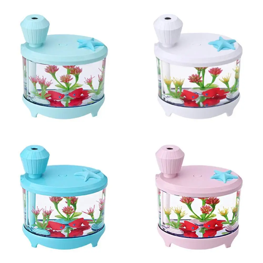 Творческий аквариум увлажнитель бытовой мини USB Ультразвуковой воздуха красивой