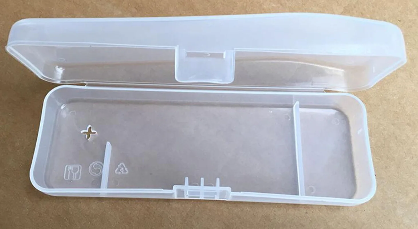 Портативный мужской бокс для бритья прозрачный пластиковый дорожный Чехол