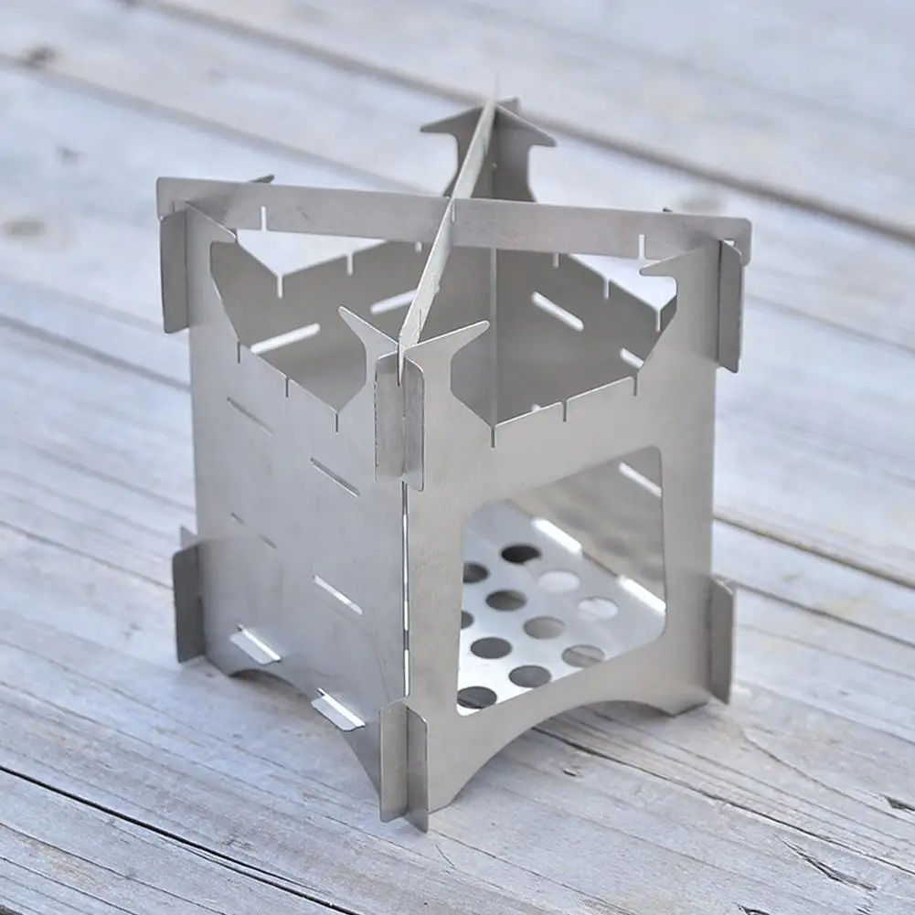 Портативная плита для кемпинга складная горелка из нержавеющей стали уличная