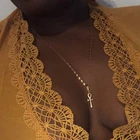 Модное ожерелье Anniyo Египетский Анкх с подвеской-крестом для женщин и девушек ЗолотойСеребряный цвет африканские Подвески Ювелирные изделия Египетский хироглиф