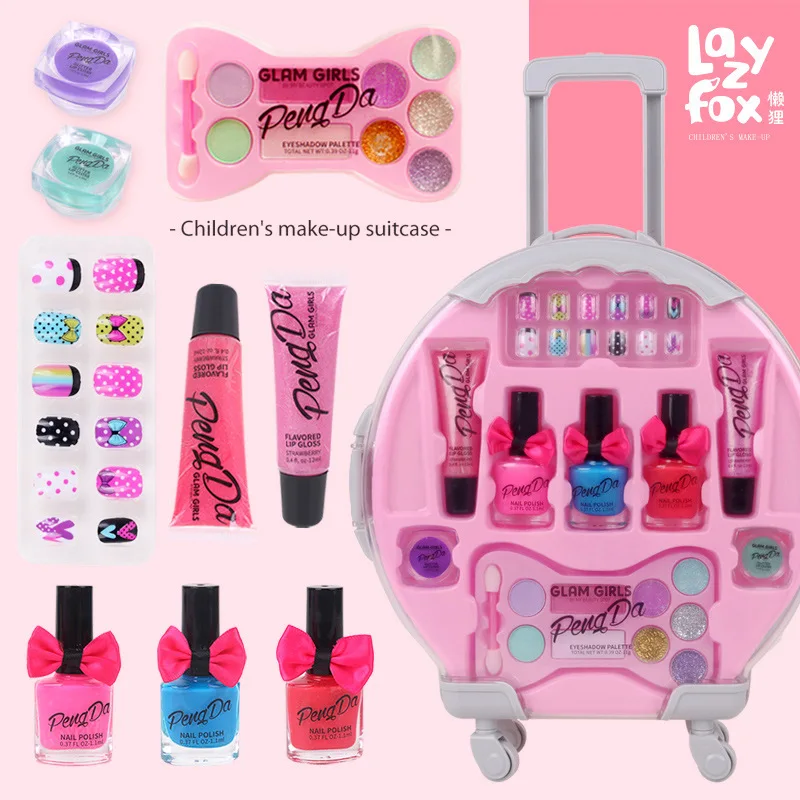 

Детский набор для макияжа, Детская косметика, набор для макияжа для девочек, ролевые игры, игрушки для макияжа для детей, набор для макияжа, д...