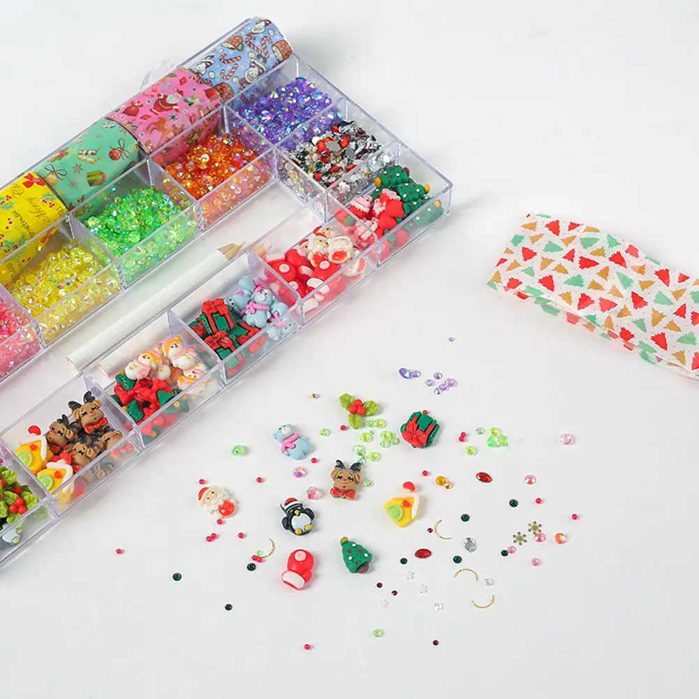 

Рождественская елка, лось, разразразы, рандомный набор украшений для ногтей, сделай сам, дизайн ногтей, Рождественское украшение для ногтей,...