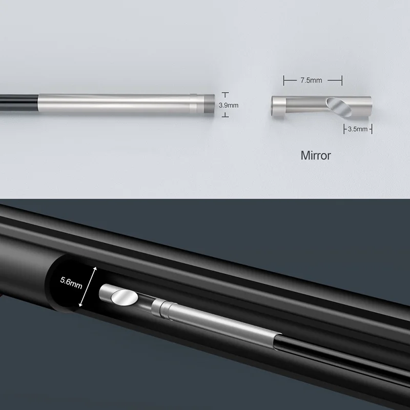 Цена 3,9 мм ЖК-эндоскоп для очистки визуальной инспекционной камеры 20 Калибр увеличенная вставочная трубка для охоты 4,3 дюймов 1080P