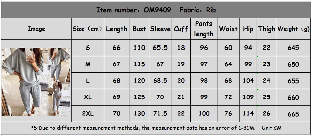 

WEPBEL Long Sleeve Tops High Waist Pants Autumn Women Pajamas Sets Loose Solid Color Sleepwear Long-Sleeved Casual Suit Homewear