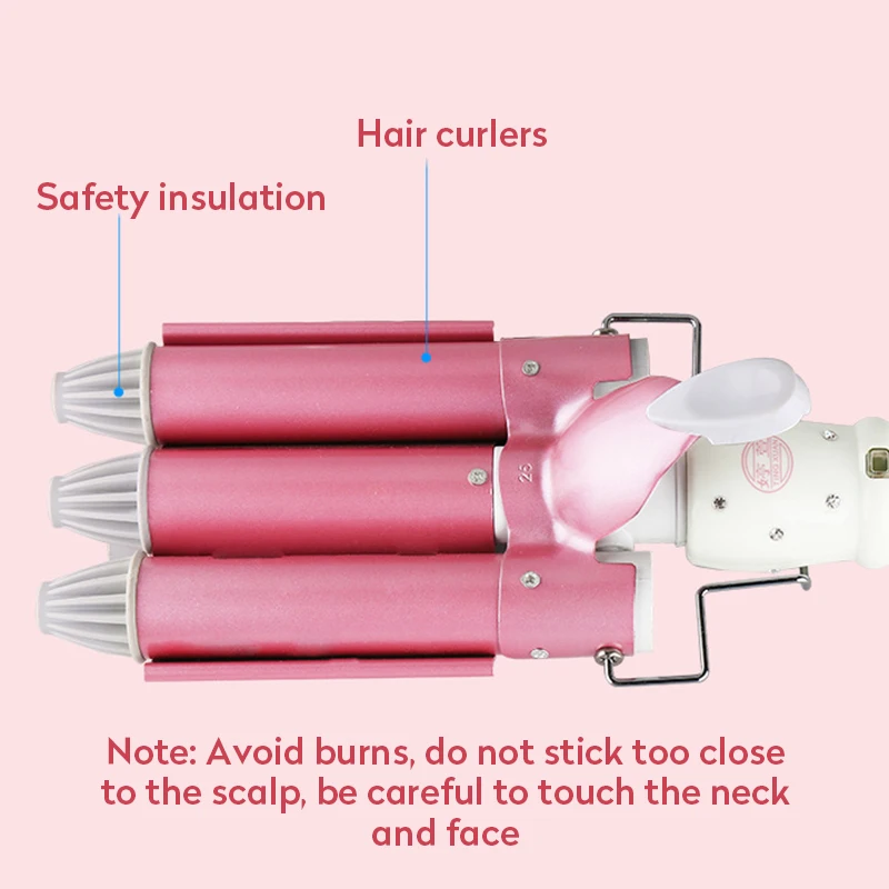 Kemei щипцы для завивки волос Лидер продаж волосы цифровой волны бигуди Керамика