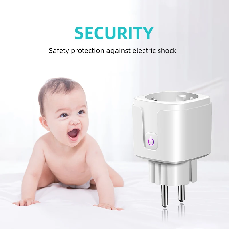 Умная розетка для монитора питания с голосовым управлением и поддержкой Wi