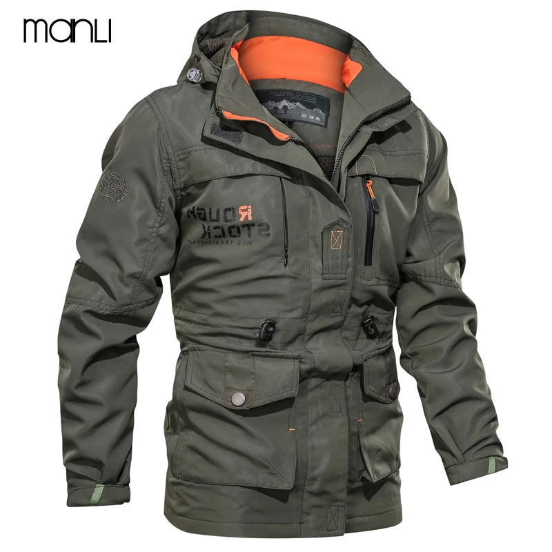 

2020 New Spring Autumn Men Tactical Jacket US Army M65 Military Field Jacket Trench Coats Hoodie Casaco Masculino Windbreaker