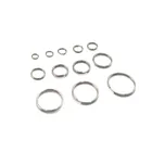 100 шт.лот 304 нержавеющая сталь никогда не выцветает 5-12 мм открытые двойные петли соединительные кольца для DIY брелок для изготовления ювелирных изделий Ремесла