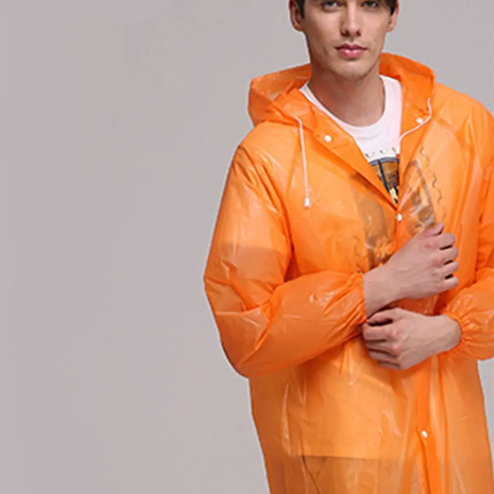 Водонепроницаемый толстый одноразовый дождевик для езды на велосипеде модный