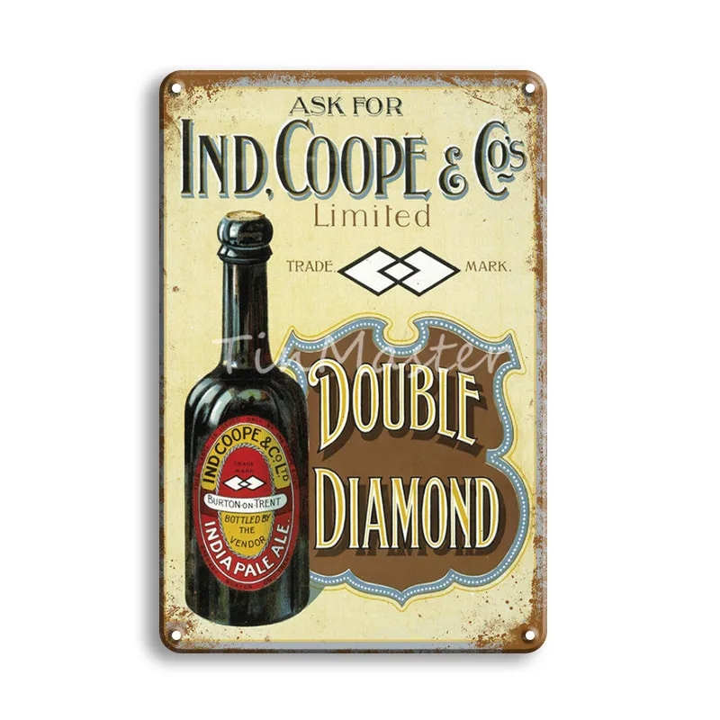 10429 Guinness Cola винтажная Оловянная металлическая табличка 20x30 см поп-Декор домашний бар паб человек пещера ностальгия реклама плакат искусство стены - Цвет: 10429