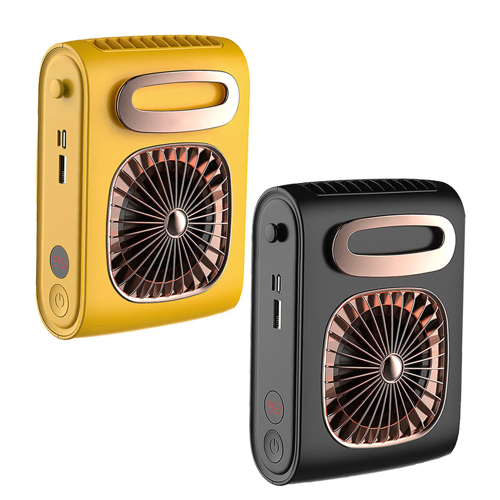 Hands Free Personal Waist Fan Neck Fan with Recharge Battery ing Necklace Fan Air Conditioner