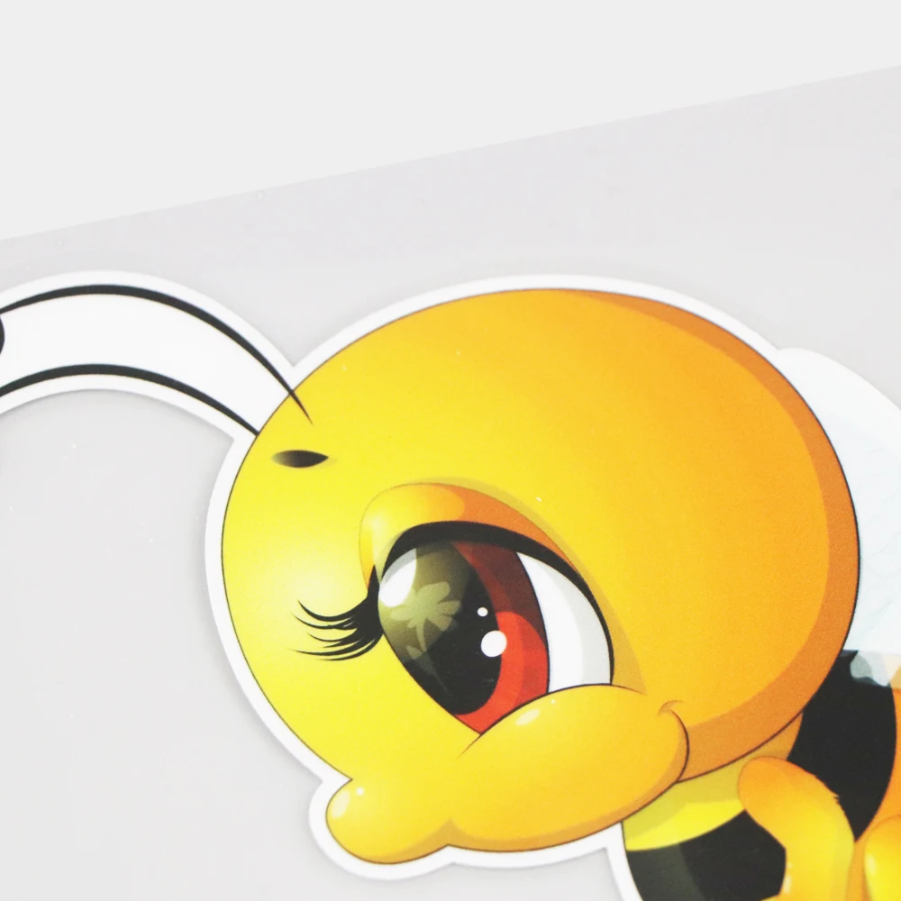 

YJZT 1516.8CM Cute Bee Fashion Body Window Decal Decoration Creative Car Sticker Accessories 21A-1114