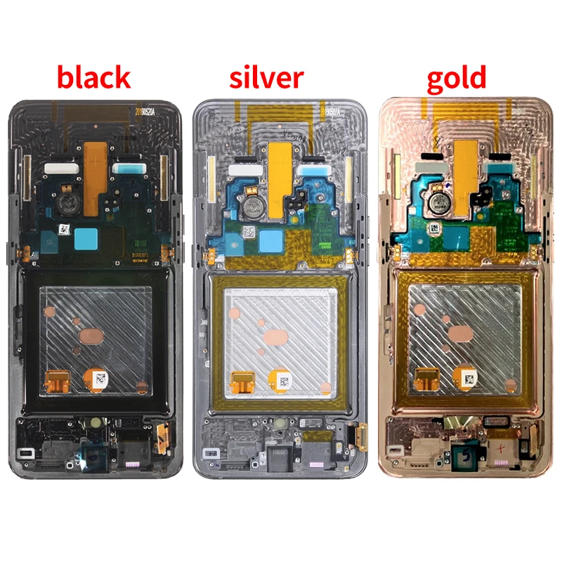 For Samsung Galaxy A80 A805 A805F middle frame front panel bezel housing Bezel replacement parts | Мобильные телефоны и