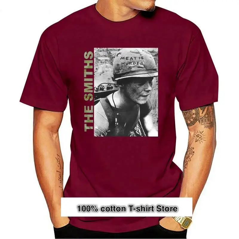 

Camiseta de The Smiths Meat Is Murder para hombre, camisa informal de estilo veraniego, Rock alternativa, Morrissey, nueva