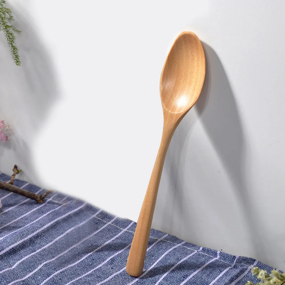 Высокое качество натурального дерева ложка из бамбука Кухня Пособия по