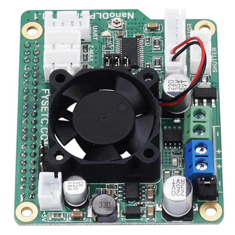 NanoDLP Shield V1.1 Expansion Board with DRV8825 Controlled MOS for Raspberry Pi 3B and Light-Cured 3D Printers | Компьютеры и офис