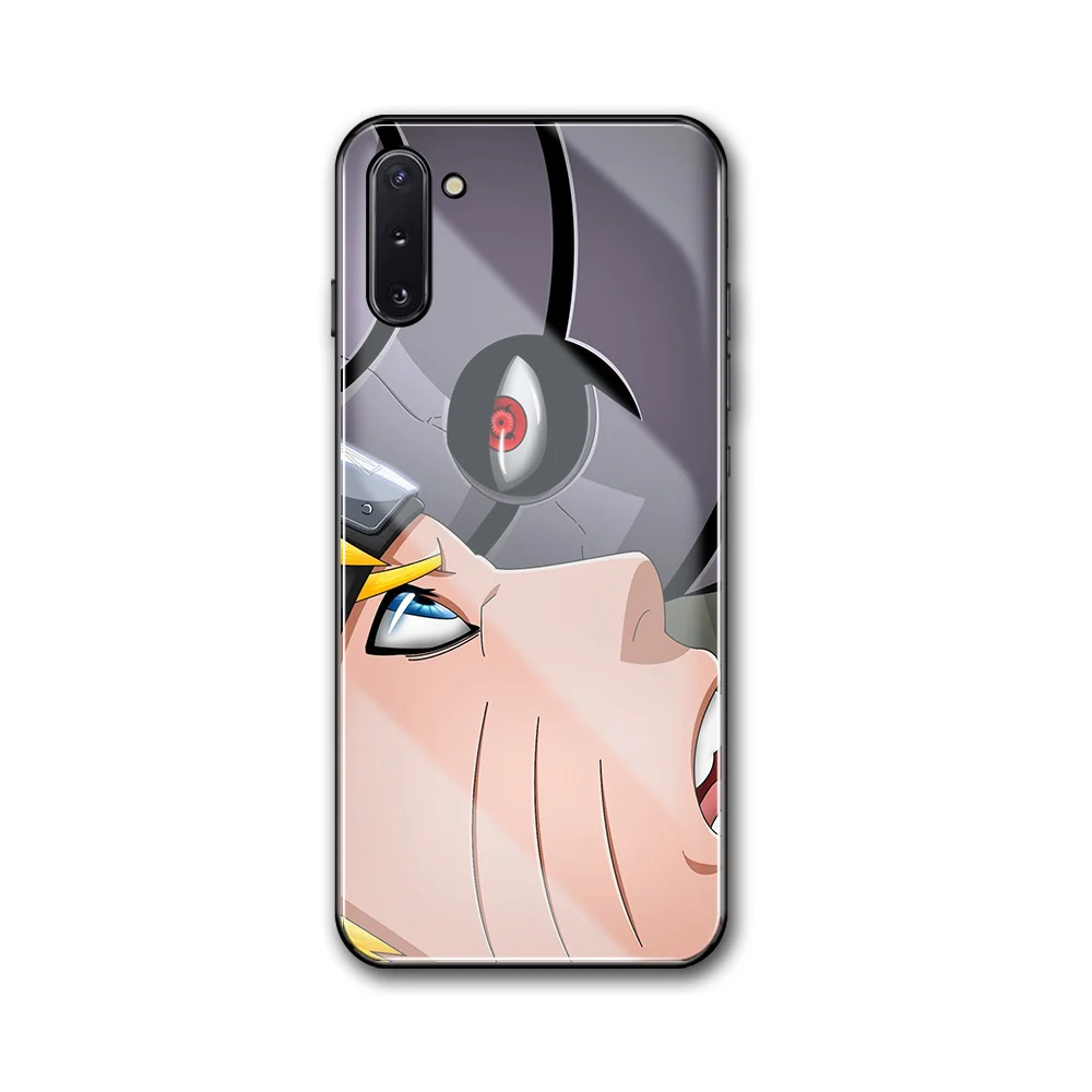 DIY чехол для Samsung Note 8 Itachi Uchiha naruto стеклянный SamsungNote 9 10 plus S8 S9 Plus S10 S10e | Мобильные