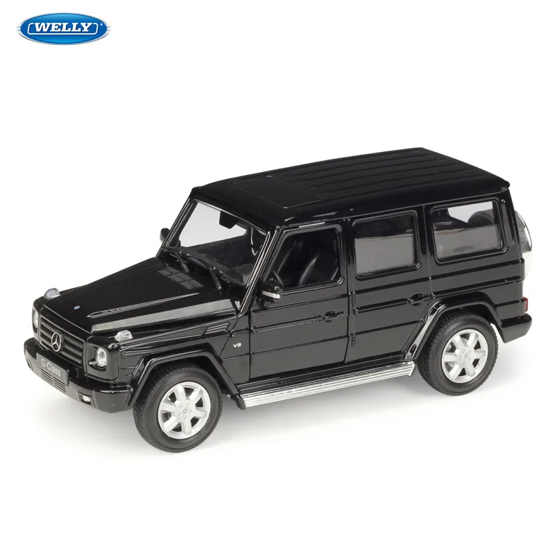 WELLY 1:24 внедорожник Mercedes Benz класса G модель спортивного автомобиля из сплава