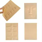 10 шт. 3D латекс тату тренировки с имитацией кожи пустой глаз средства ухода за губами уход за кожей лица Перманентный макияж для мануального татуажа бровей, машина для начинающих